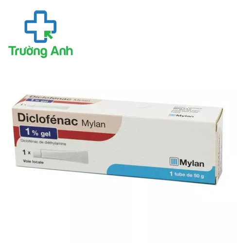 Diclofenac Mylan 1% Gel 50g - Thuốc trị viêm gân, bong gân hiệu quả