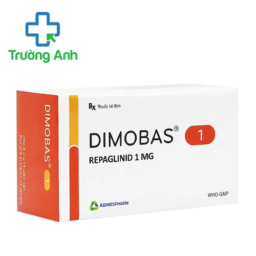 Dimobas 1 - Thuốc điều trị đái tháo đường typ 2 của Agimexpharm