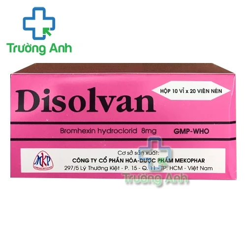Disolvan 8mg - Thuốc điều trị các bệnh lý đường hô hấp hiệu quả