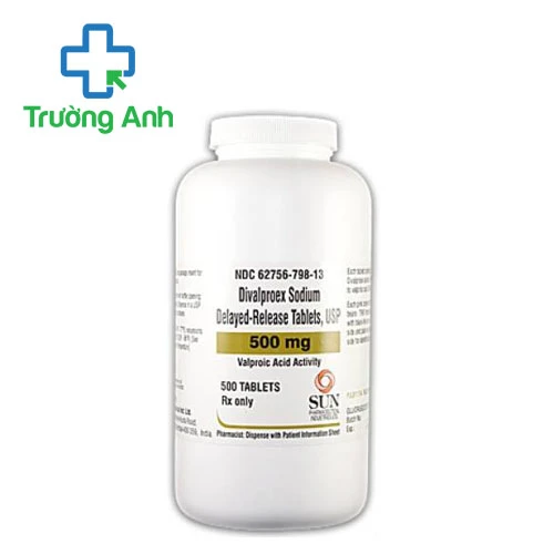 Divalproex Sodium Delayed-release 500mg Sun Pharma - Thuốc điều trị co giật hiệu quả