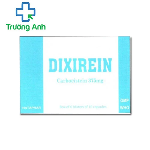 Dixirein - Điều trị rối loạn tiết dịch hô hấp hiệu quả của Hataphar