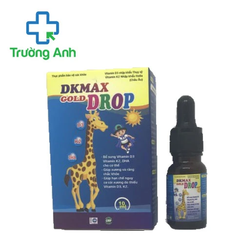 DKMAX Gold Drop - Bổ sung vitamin D3, K2 và DHA hiệu quả