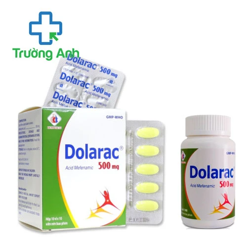 Dolarac 500mg Domesco (100 viên) - Thuốc điều trị giảm đau chống viêm hiệu quả 
