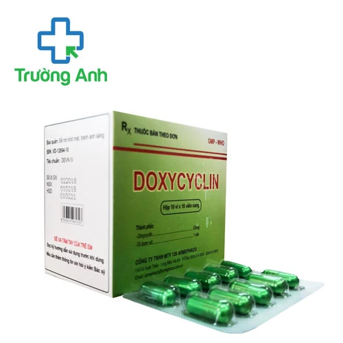 Doxycyclin 100mg Armephaco - Thuốc điều trị nhiễm khuẩn hiệu quả