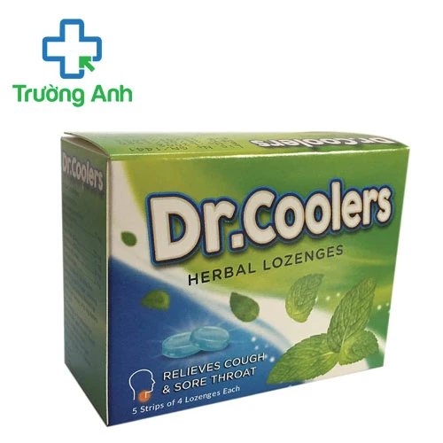 Dr.Coolers (Vị bạc hà) - Viên ngậm giúp giảm ho, giảm đau rát họng hiệu quả
