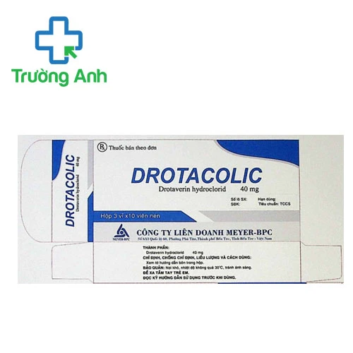Drotacolic 40mg (30 viên) - Thuốc chống co thắt cơ trơn hiệu quả