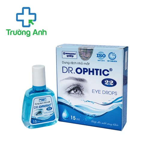 Dung dịch nhỏ mắt Dr.Ophtic 15ml HD Pharma - Giảm mỏi mắt ngứa mắt hiệu quả