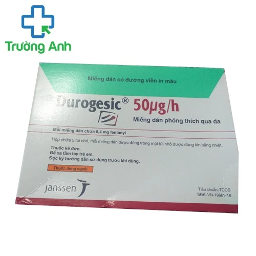 Durogesic 50µg/h - Miếng dán giảm đau hiệu quả của Janssen