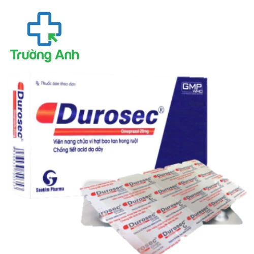 Durosec (vỉ) - Thuốc điều trị loét dạ dày tá tràng hiệu quả