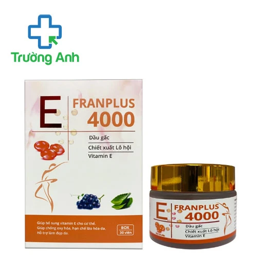 E Franplus 4000 - Hỗ trợ bổ sung vitamin E hiệu quả cho cơ thể