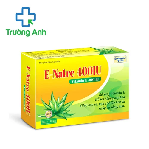 E-Natre 400IU HD Pharma (30 viên) - Hỗ trợ bổ sung vitamin E hiệu quả