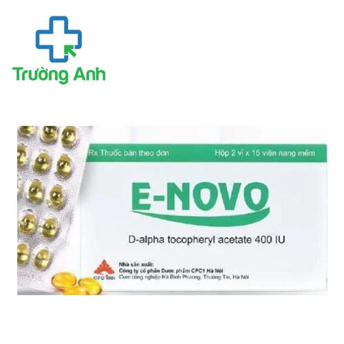 E-Novo 400IU CPC1HN - Thuốc phòng và điều trị thiếu vitamin E hiệu quả 