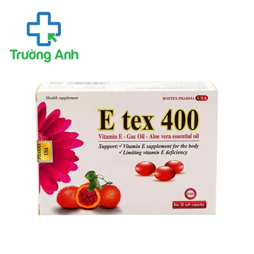 E tex 400 Rostex Pharma - Viên uống giúp bổ sung vitamin E hiệu quả
