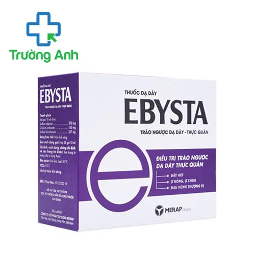 Ebysta (gói) - Thuốc điều trị trào ngược dạ dày thực quản hiệu quả