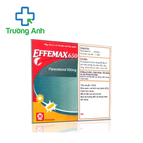 Effemax 650 Quang Minh - Thuốc giảm đau hiệu quả