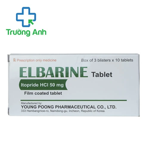Elbarine Tablet 50mg Young Poong Pharma - Thuốc điều trị viêm dạ dày hiệu quả