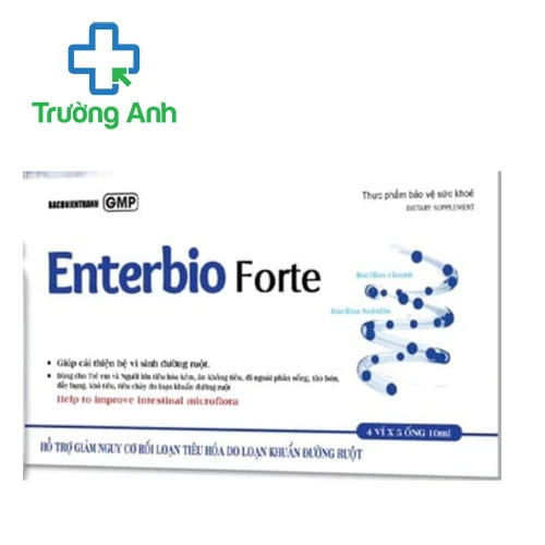 Enterbio Forte Fusi - Hỗ trợ cải thiện hệ vi sinh đường ruột hiệu quả