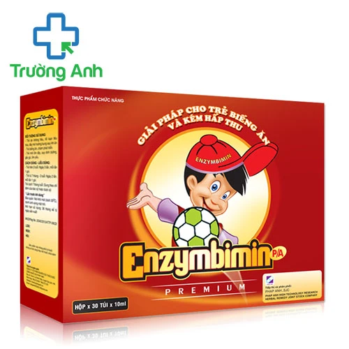 Enzymbimin P/A (Hộp 30 túi) - Hỗ trợ ăn ngon, hấp thu dinh dưỡng hiệu quả