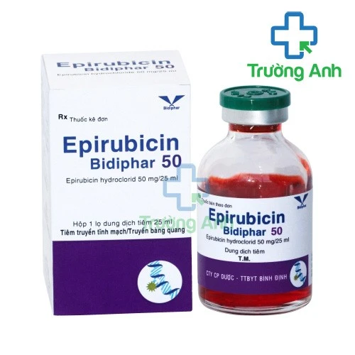 Epirubicin Bidiphar 50 - Thuốc điều trị ung thư hiệu quả