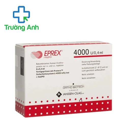 Eprex 4000UI - Thuốc điều trị thiếu máu hiệu quả của Thụy Sĩ
