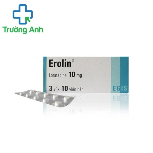 Erolin 10mg - Thuốc điều trị viêm mũi dị ứng hiệu quả của Hungary