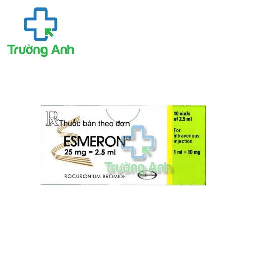 Esmeron 25mg/2,5ml MSD - Thuốc gây mê hiệu quả