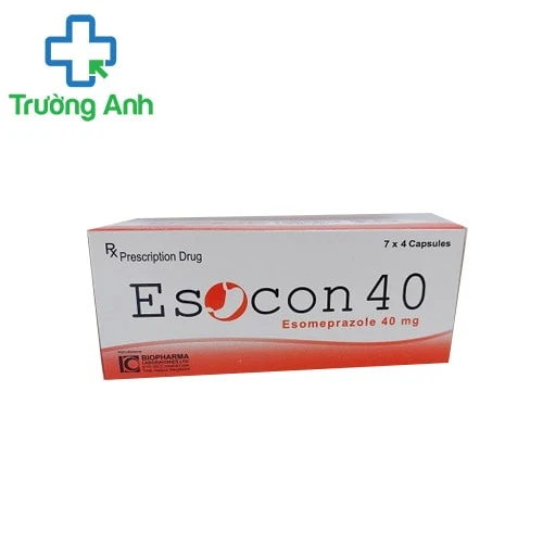 Esocon 40mg - Thuốc điều trị viêm loét dạ dày, tá tràng hiệu quả của Biopharma