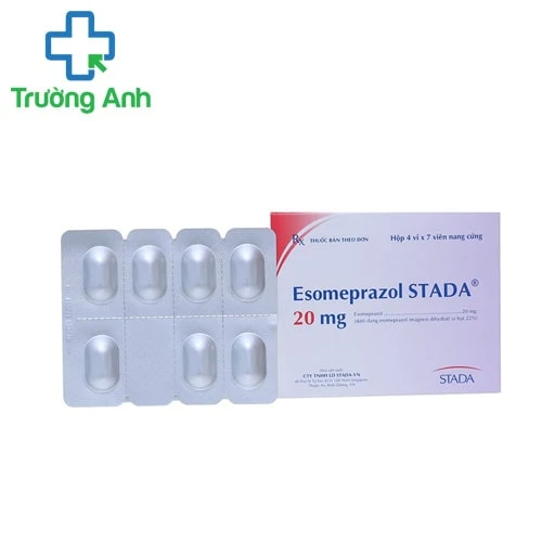 Esomeprazol Stada 20mg - Thuốc điều trị trào ngược dạ dày, thực quản hiệu quả