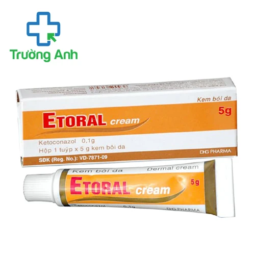 Etoral Cream - Điều trị bệnh nhiễm vi nấm ngoài da của DHG PHARMA