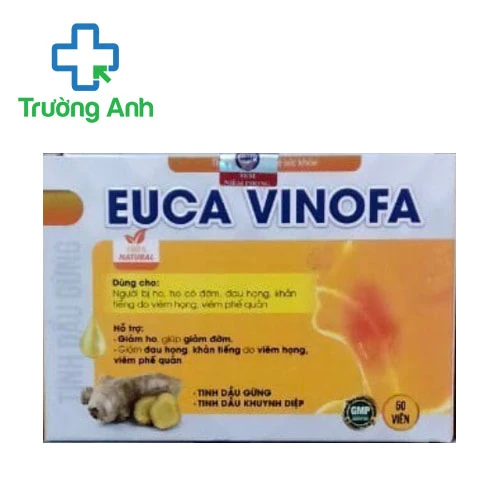 Euca Vinofa - Hỗ trợ giảm ho, giảm đau rát họng hiệu quả