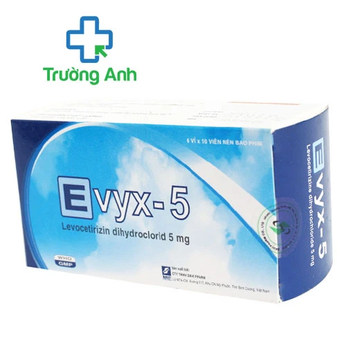 Evyx-5 - Thuốc điều trị viêm mũi dị ứng hiệu quả của DAVIPHARM