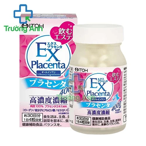 EX Placenta viên - Giúp chống oxy hóa, làm đẹp da hiệu quả của Nhật Bản