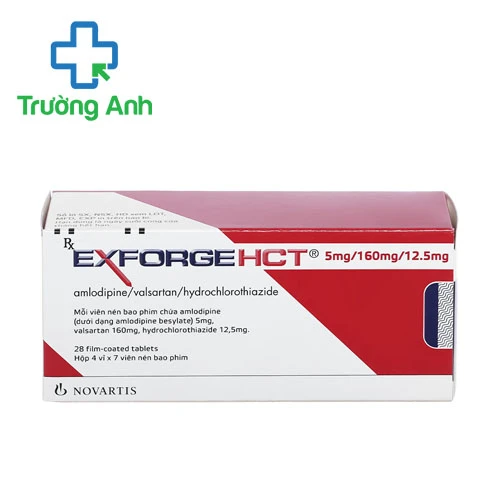 Exforge HCT 5mg/160mg/12.5mg Novartis - Thuốc điều trị tăng huyết áp hiệu quả
