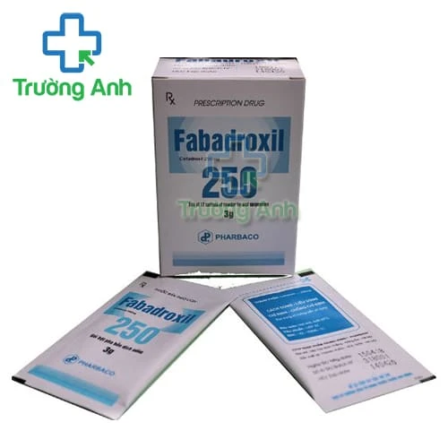 Fabadroxil 250mg (gói bột) - Thuốc điểu trị nhiễm khuẩn hiệu quả của Pharbaco 