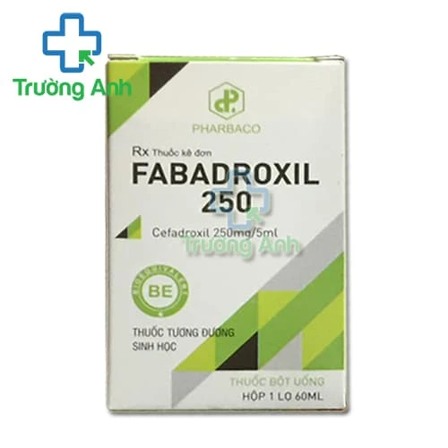 Fabadroxil 250mg (lọ bột) - Thuốc điều trị nhiễm khuẩn hiệu quả của Pharbaco