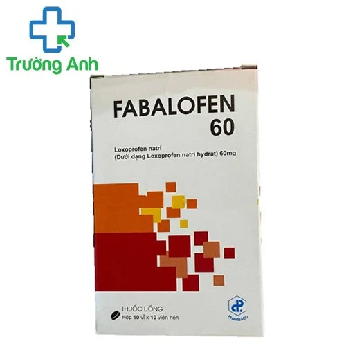 Fabalofen 60 - Thuốc giảm viêm, giảm đau, hạ sốt của Pharbaco