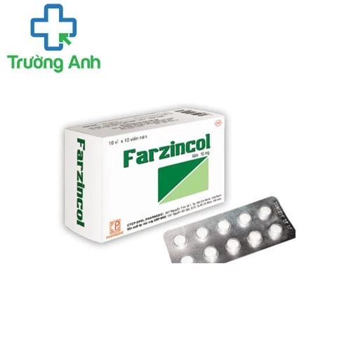 Farzincol 10mg - Thuốc bố sung kẽm hiệu quả