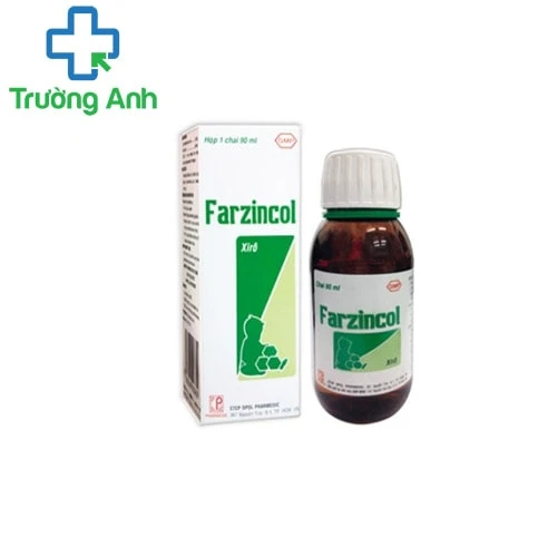 Farzincol siro - Thuốc bổ sung kẽm hiệu quả