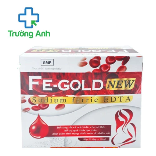 Fe-Gold New Fusi - Hỗ trợ bổ sung sắt, acid folic cho cơ thể