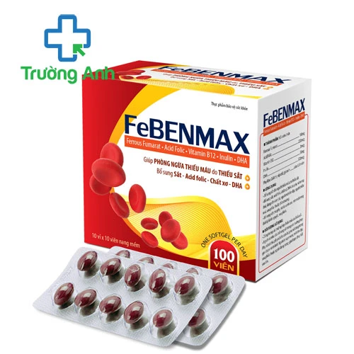 FeBenmax Phương Đông - Hỗ trợ bổ sung sắt, acid folic cho cơ thể