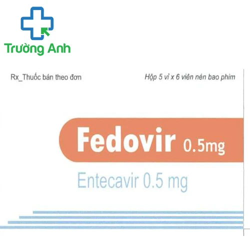 Fedovir 0,5mg - Thuốc điều trị viêm gan B mạn tính hiệu quả 