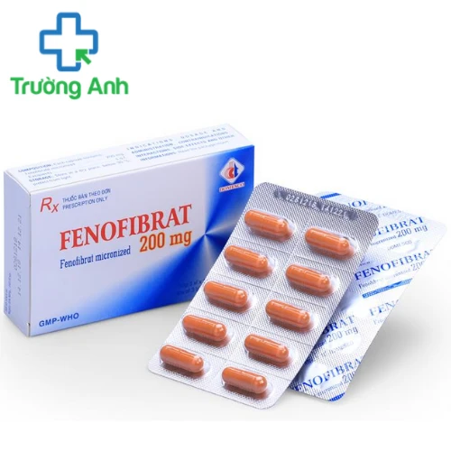 Fenofibrat 200mg Domesco - Thuốc điều trị rối loạn Lipid huyết
