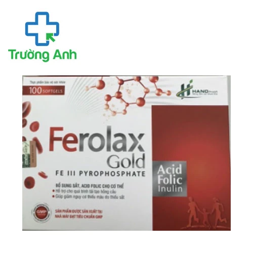 Ferolax Gold - Bổ sung sắt, acid folic cho cơ thể