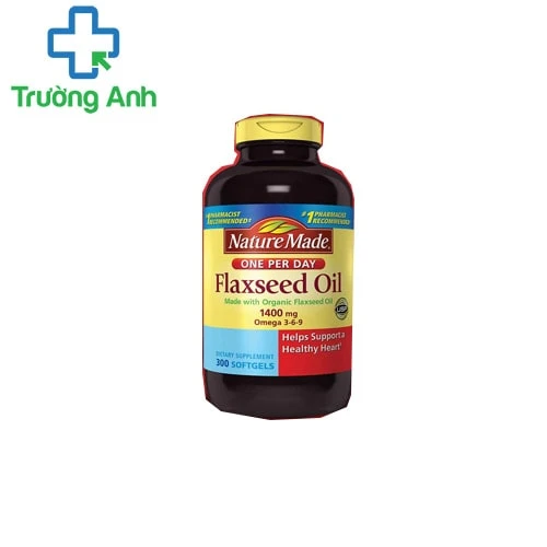 Flaxseed Oil Omega 369 1400mg Nature Made USA - Thuốc tăng cường sức khỏe hiệu quả của Mỹ