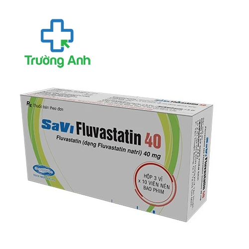 SaVi Fluvastatin 40 - Thuốc làm giảm cholestcrol máu hiệu quả của Savipharm