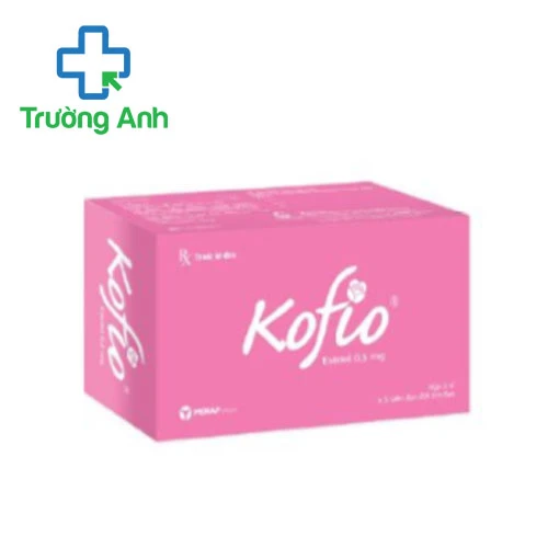 Kofio 0,5mg - Viên đặt tăng cường nội tiết tố nữ hiệu quả