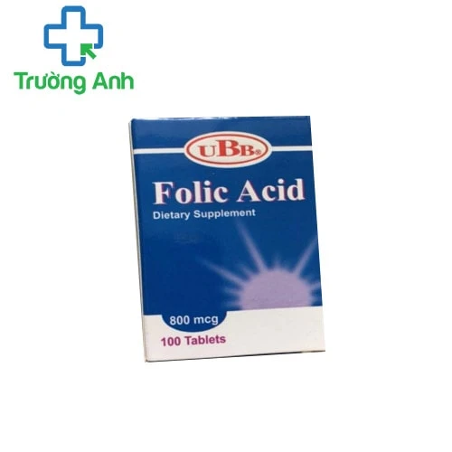 Folic Acid UBB - Thuốc bổ cho phụ nữ mang thai hiệu quả của Mỹ