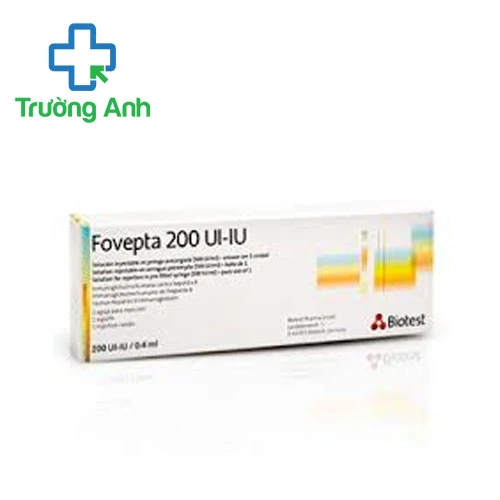 Fovepta 200IU - Huyết thanh phòng ngừa viêm gan siêu vi B hiệu quả
