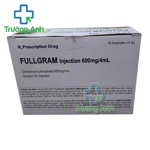 Fullgram Injection 600mg/4ml - Thuốc điều trị nhiễm khuẩn hiệu quả của Hàn Quốc