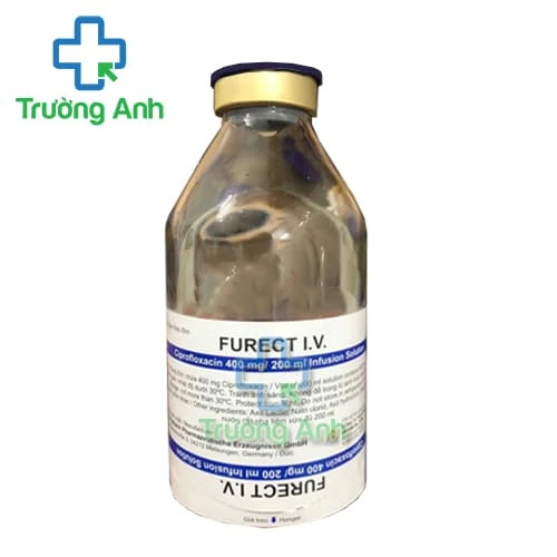 Furect I.V 400mg/200ml - Thuốc điều trị nhiễm khuẩn hiệu quả của Đức